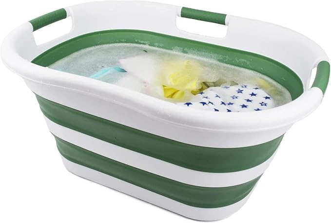 SAMMART 40L Collapsible Plastic Laundry Basket - Image 6