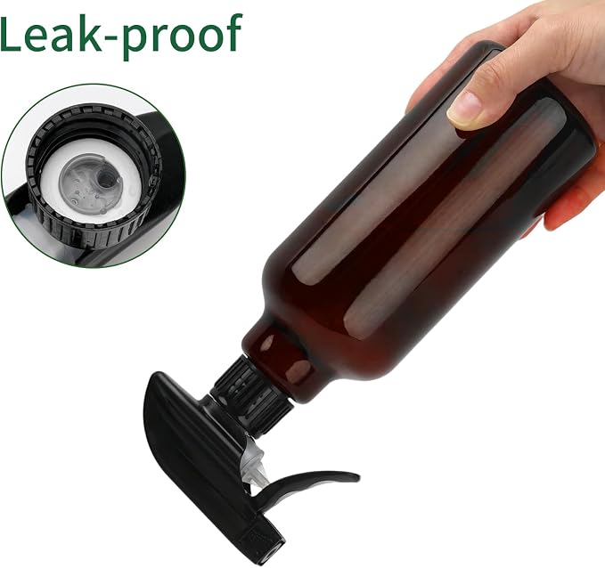 Cosywell Glass Spray Bottles 16.9oz/500ml 2 Pack Empty Spray Bottle - Image 3
