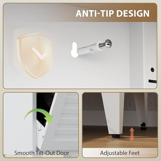 Metal Laundry Hamper Cabinet - Image 5