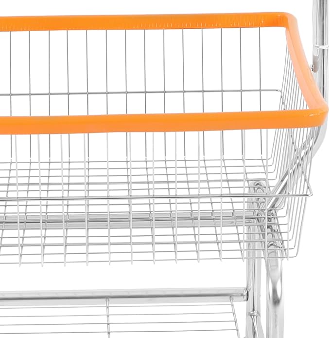 Laundry Cart with Clothes Rack Laundry Basket with Hanging Rack Cart with Extra - Image 8