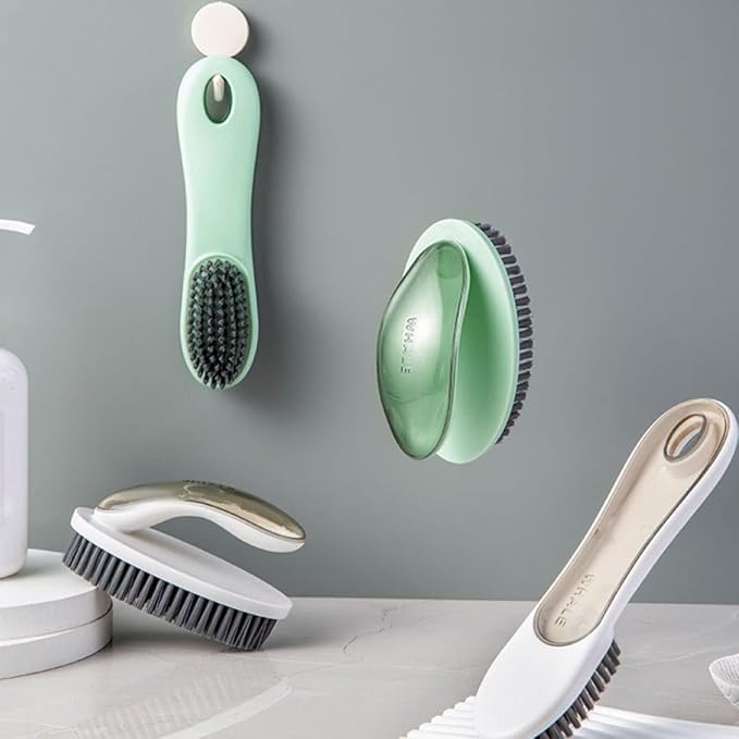2pcs Shoe Brush and Laundry Scrub Brush Set Green Clothes Scrubber - Image 5