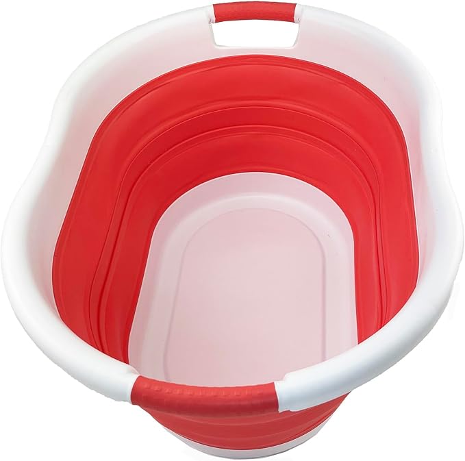SAMMART 36L Collapsible Plastic Laundry Basket by SAMMART