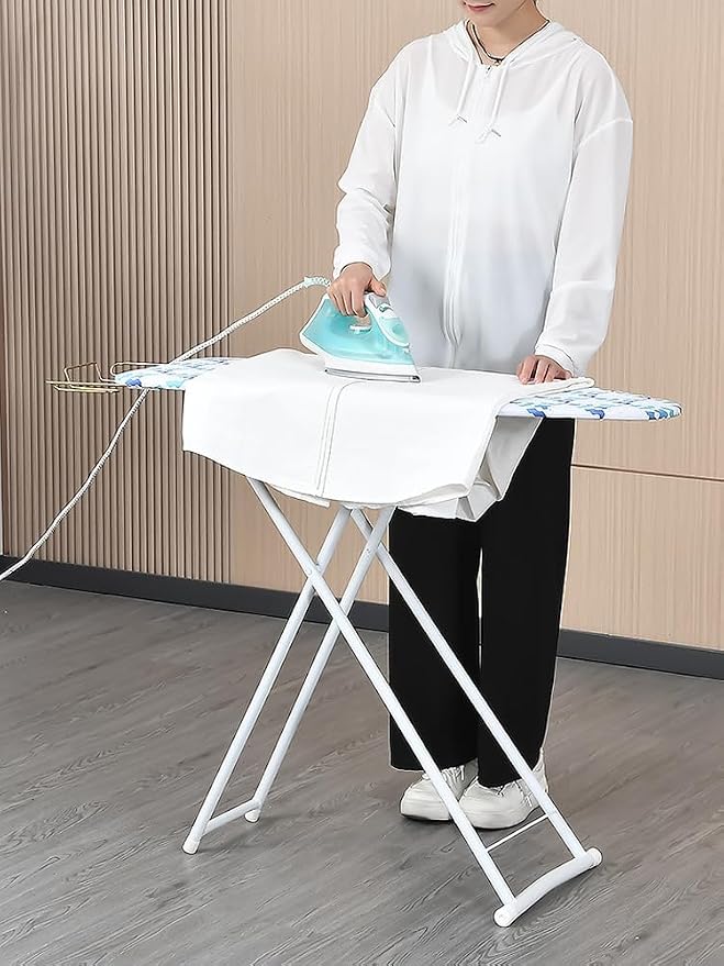 42 Inch Full-Size Ironing Board, Foldable Tabletop Design - Image 7