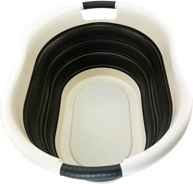 SAMMART 36L Collapsible Plastic Laundry Basket by SAMMART