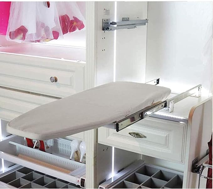 Hiding Ironing Board Ironing Board, 180 Degree Rotation Foldable Pull Out - Image 4