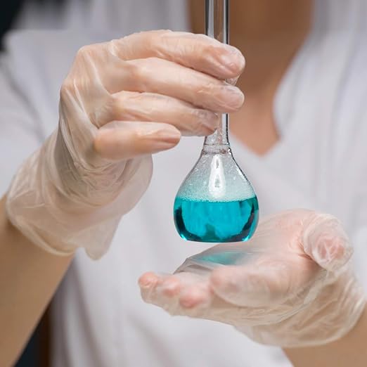 Basic Medical Clear Vinyl Exam Gloves - Image 4