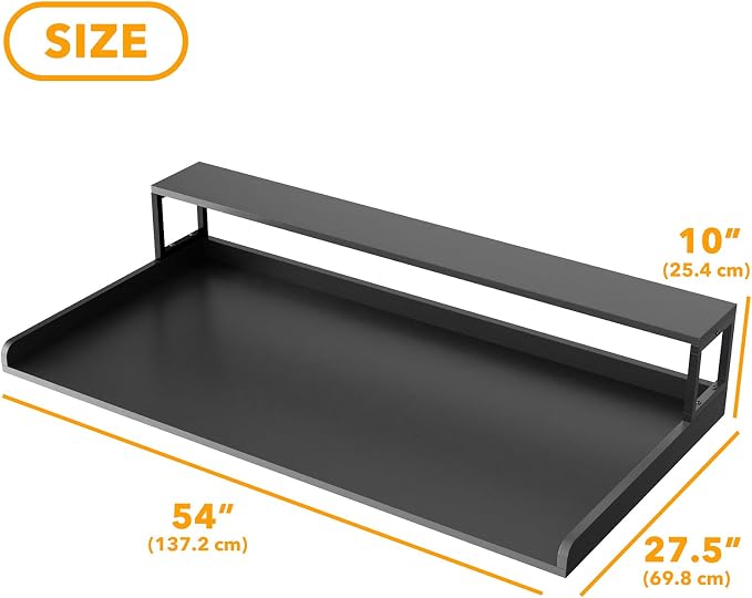 SpaceAid 2-Tier Washer Dryer Countertop, Laundry Topper - Image 4