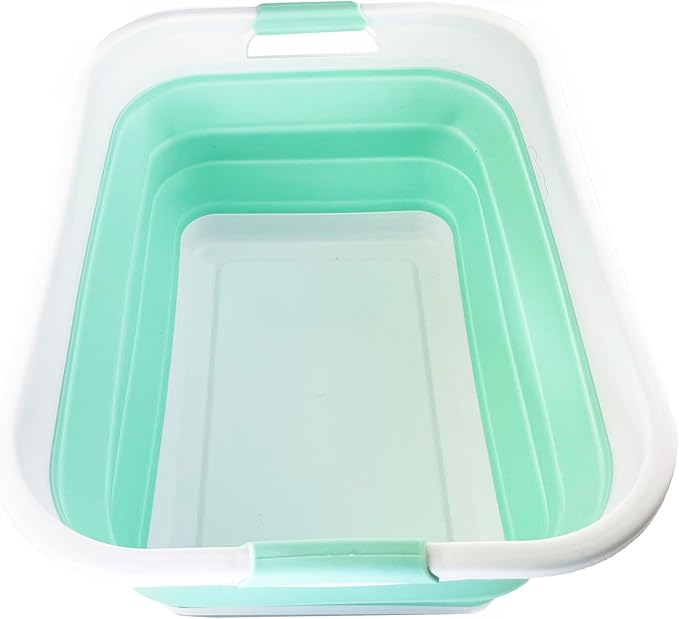 SAMMART 41L Collapsible Plastic Laundry Washing Tub/Basket-Foldable Pop Up by SAMMART