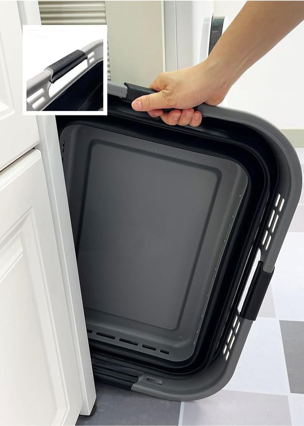 SAMMART Set of 2 Collapsible Plastic Storage Basket - Image 7