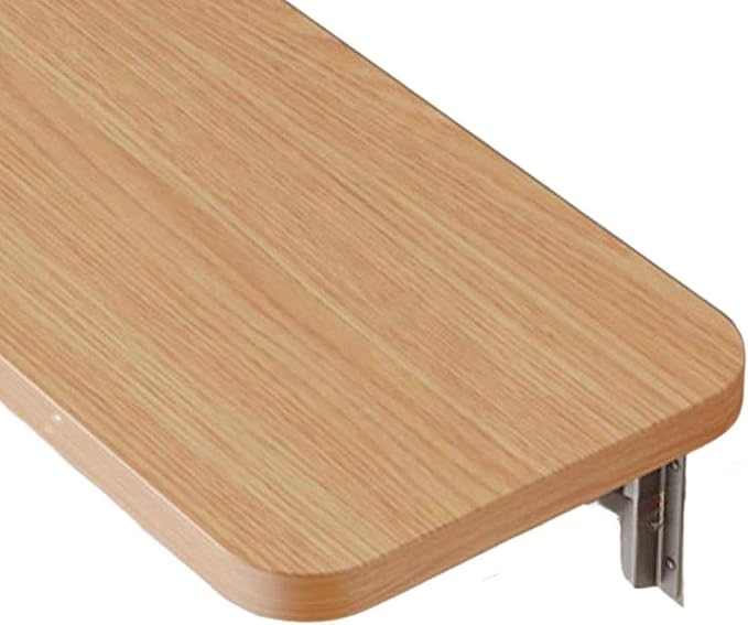 Folding Display Wall Shelf Wall Mounted Folding Table Wooden Board Foldable - Image 6
