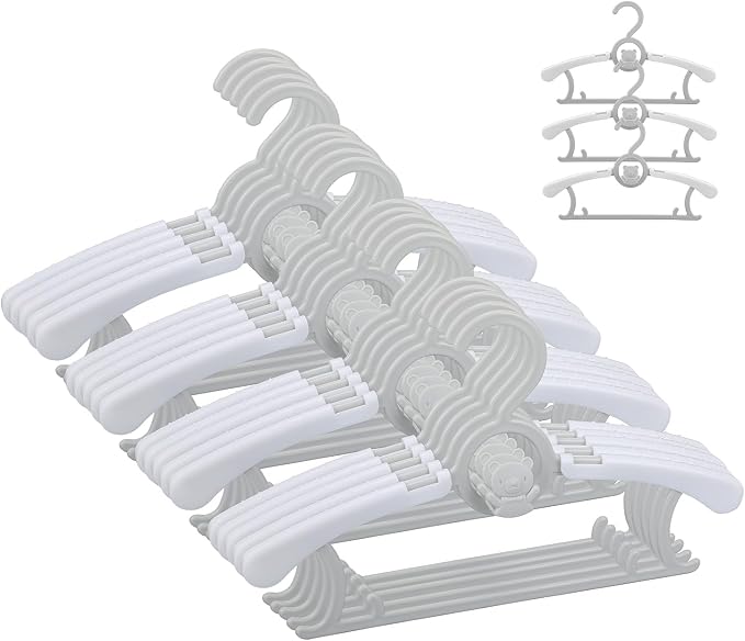 JSF Baby Hangers, 20 Pack Baby Clothes Hangers by JSF