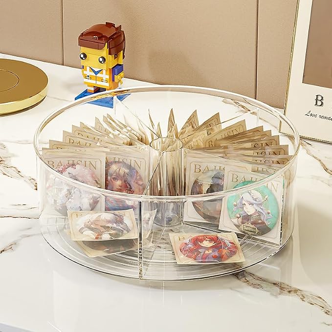 Large Lazy Susan Rotating Turntable Organizer - Image 7