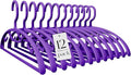HOUSE DAY Plastic Clothes Hangers 12 Pack, Sweater Hangers No Shoulder Bump by HOUSEDAY