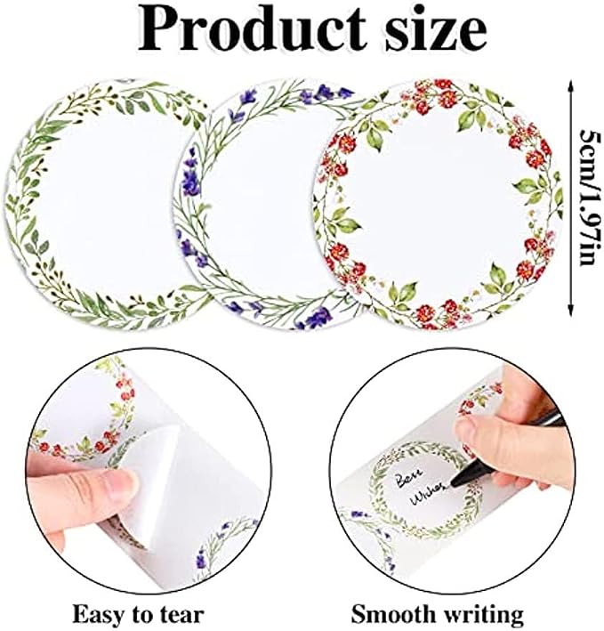500 Pcs 2" Canning Jar Labels Stickers, Mason Jars Lids Spice Labels Bottle - Image 2