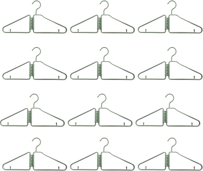 Foldable Coat Hanger, 12 Pack by STALKLENE