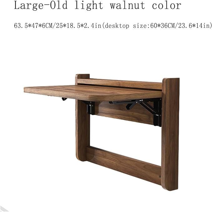 Fold Down Laundry Table, Home bar Foldable Floating nightstands，Floating - Image 3