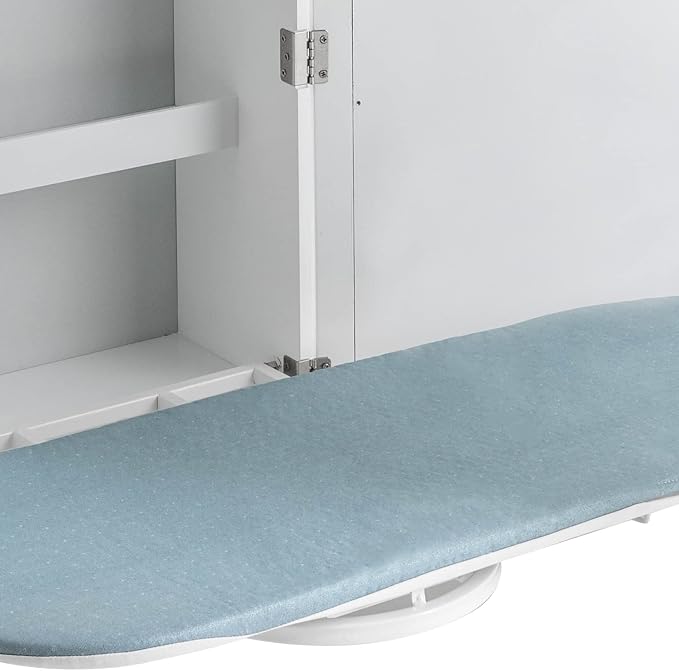 180° Swivel Foldable Ironing Board Wall Mount Cabinet Multi-Functional Ironing - Image 9