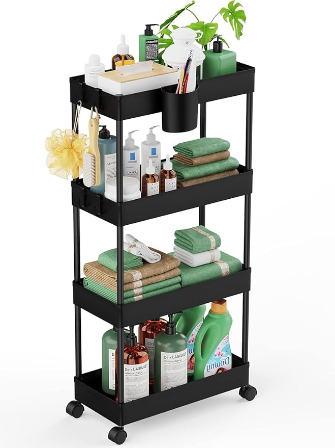 LEHOM Slim Rolling Storage Cart by LEHOM