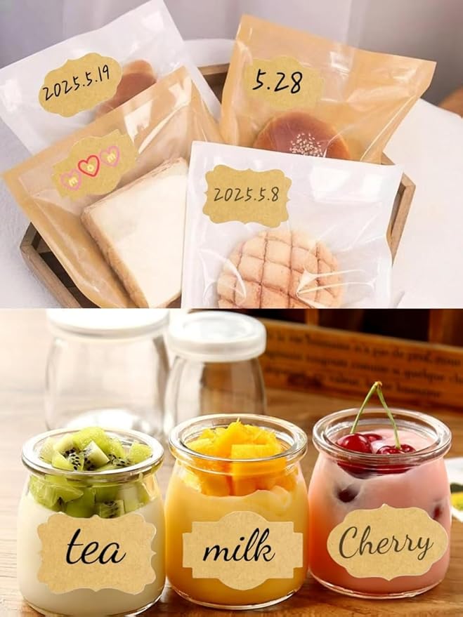 2" x 3" Labels for Jars, Canning Labels for Mason Jars, Blank Stickers to Write - Image 7