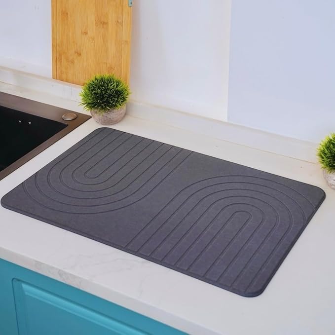 LIFSEZY- Large Stone Drying Mat by Unknown