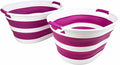 SAMMART 23L Collapsible Plastic Laundry Basket by SAMMART