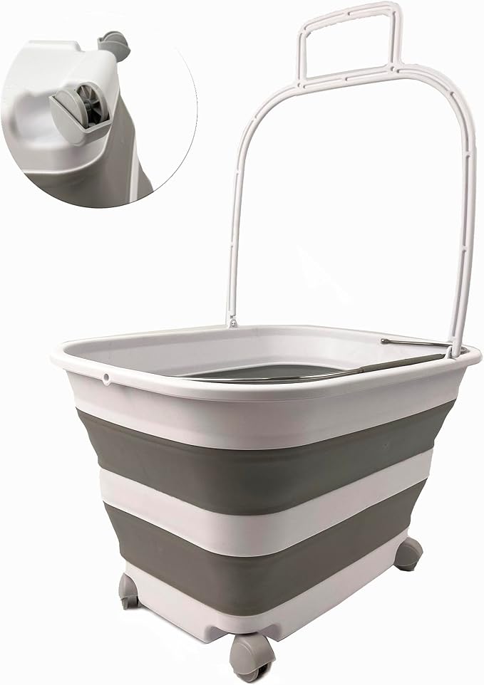 SAMMART 35L Collapsible Plastic Laundry Basket - Image 4
