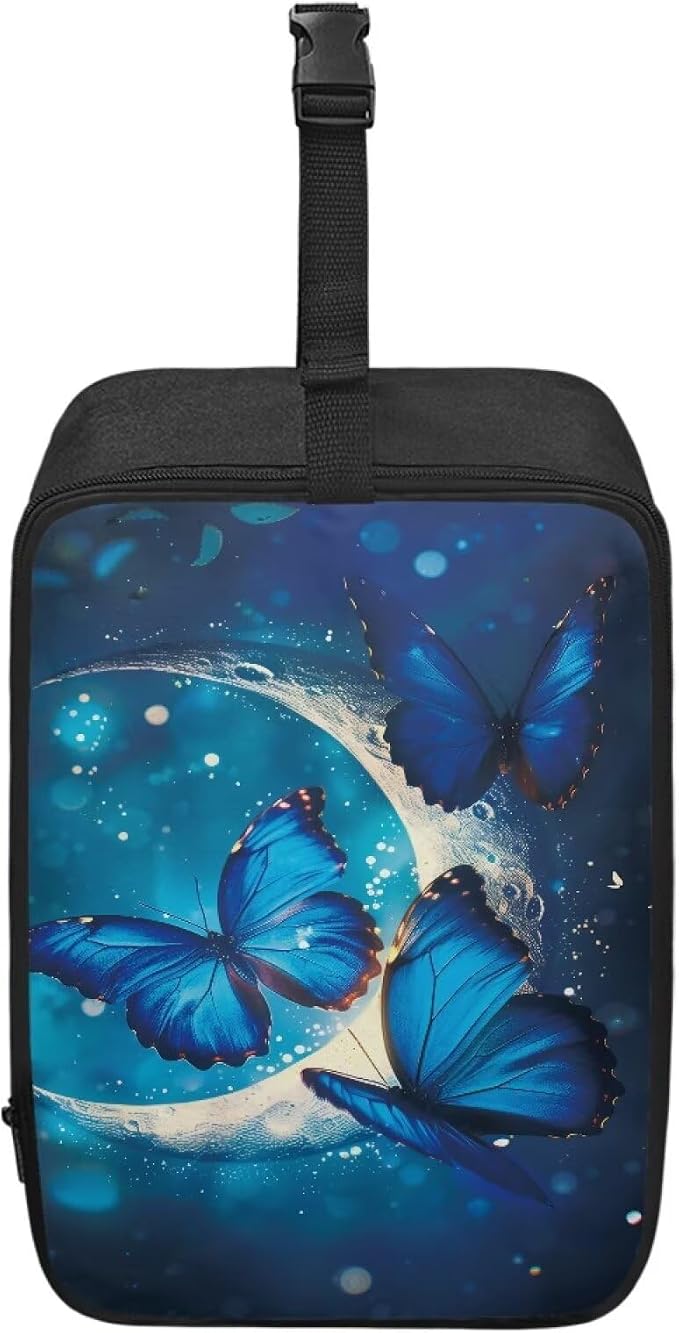 Portable Travel Iron Storage Bag Moon Butterfly Heavy Fabric Bag by YUVAMAGIMO