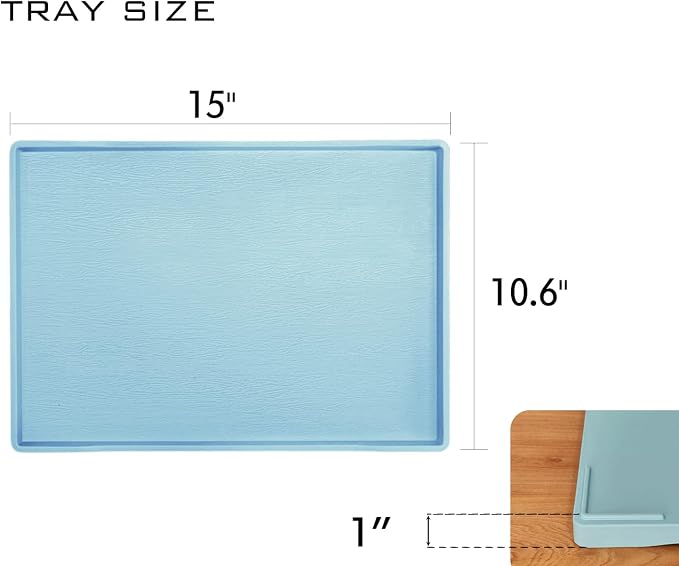 Blue Serving Tray, Laegr Tray for Serving Accessory, Perfume and Display Use. - Image 6
