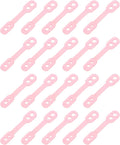 uxcell 30Pcs Clothes Hanger Windproof Plastic Strip Hook, Anti-Slip Off by uxcell