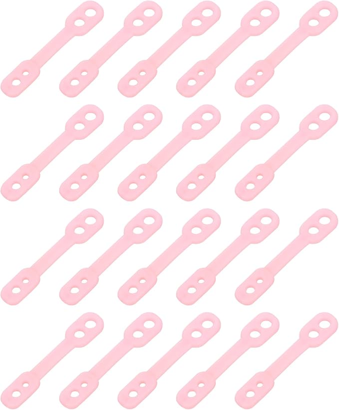 uxcell 30Pcs Clothes Hanger Windproof Plastic Strip Hook, Anti-Slip Off by uxcell