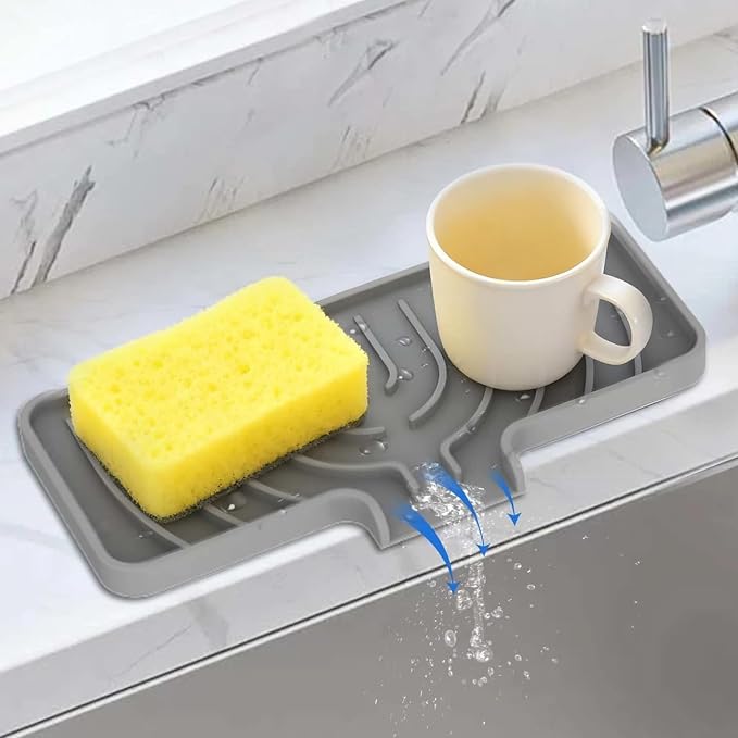 Silicone Sponge Holder for Kitchen Sink by JACZZO