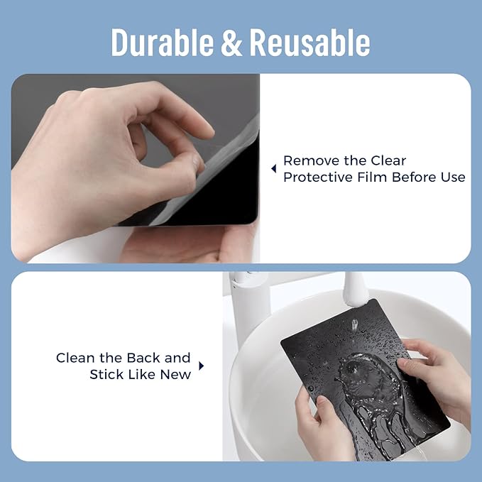 loukin Dry Erase Mini Note 6 Pack, Electrostatic Adsorption Whiteboard Sticker - Image 4