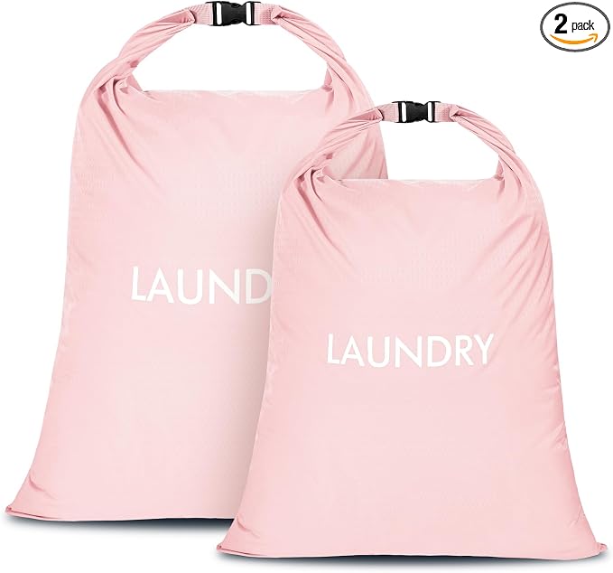2 Pack Travel Laundry Bag, Nylon Washing Bags by CANBOX