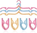12 Pcs Travel Hangers, Portable Folding Clothes Hangers ，Clothes Drying Rack by BWXXXR