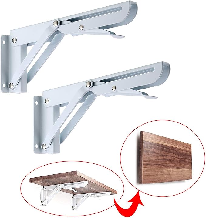 Sumnacon Sturdy Folding Shelf Brackets - Image 4