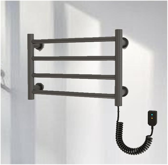 Energy-Saving Heated Drying Rack 4 Bars, Heated Towel Racks by Unknown