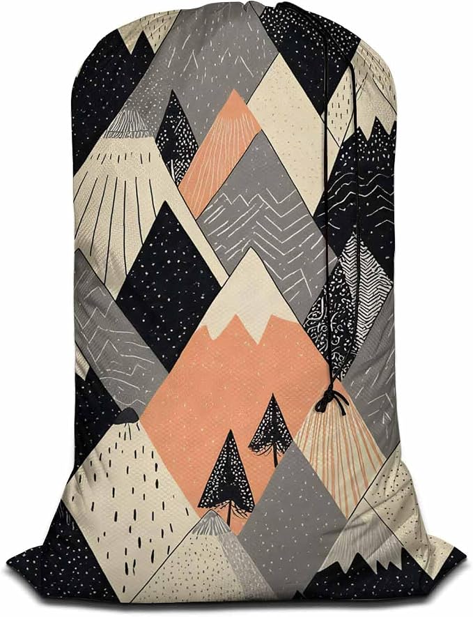 Swono Mountains Large Travel Laundry Bag by Swono