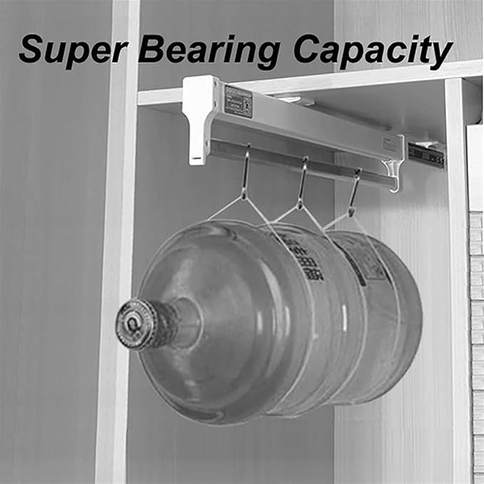 Heavy Duty Extendable Pull Out Closet Rod - Image 4