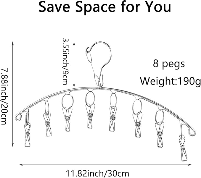 Stainless Steel Laundry Drying Rack Clothes Hanger - Image 7