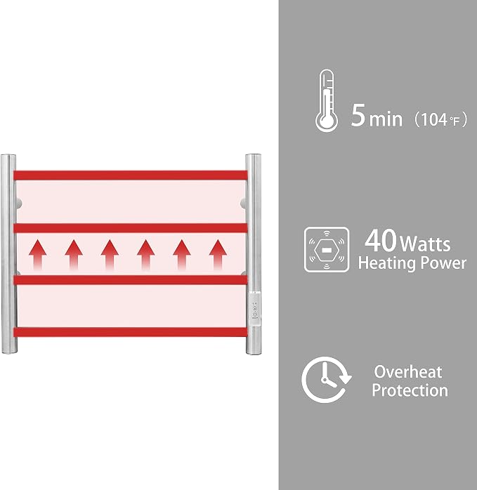 KEG Towel Warmer Wall Mounted - Image 2