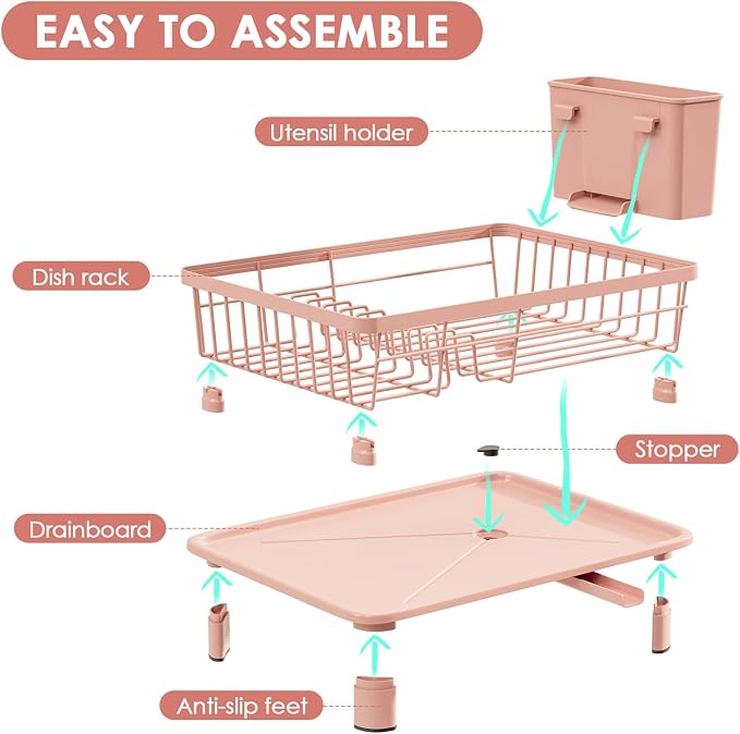 Dish Drying Rack, Space-Saving Dish Rack, Dish Racks - Image 7