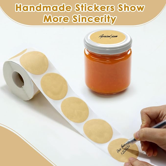 500pcs Canning Stickers Jam and Jelly Jar Labels, Gift Tags - Image 4