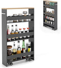Rolling Storage Cart, 4 Tier Slim Storage Cabinet by DREAMADE