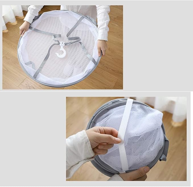 Sweater Hanging Dryer, Foldable Mesh Clothes Hanging Dryer Foldable Drying Rack - Image 5