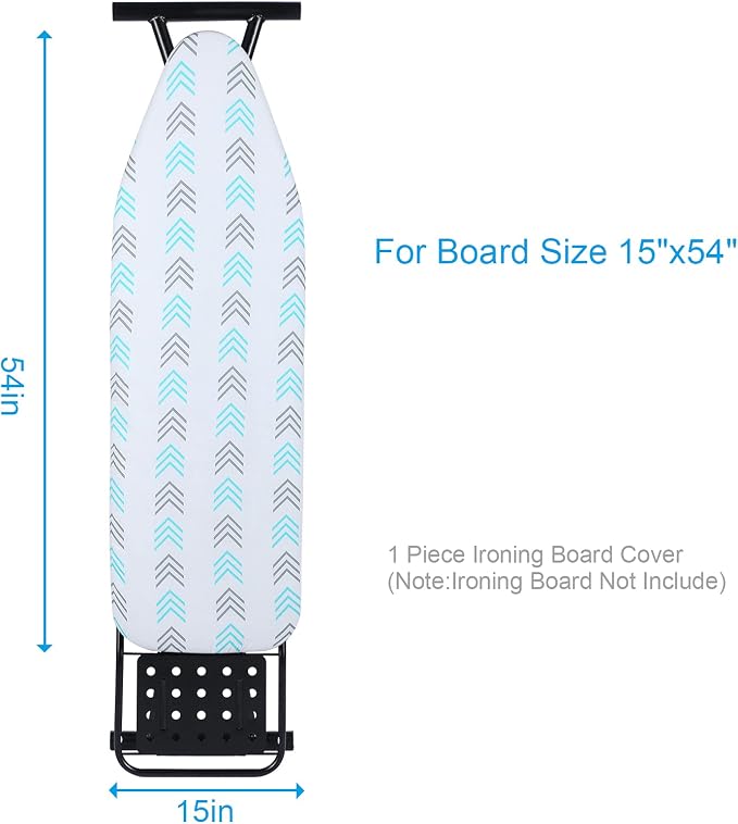 BNDX Thick Ironing Board Cover and Pad 15x54 Standard Size 4 Layers Padding - Image 5