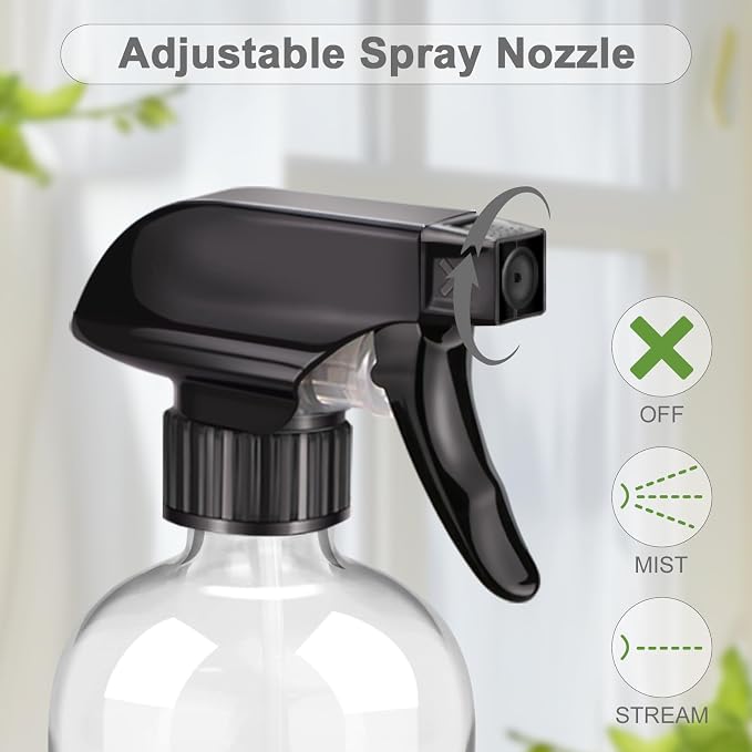 2 Pack Glass Spray Bottles - Image 2