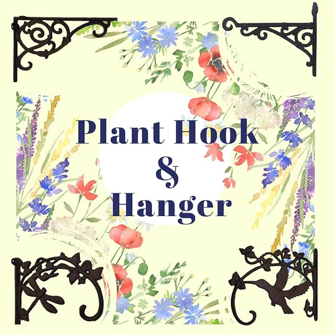 Comfy Hour 9" Bird Decorative Plant Wall Hanger, Heavy Duty Cast Iron Wall - Image 8