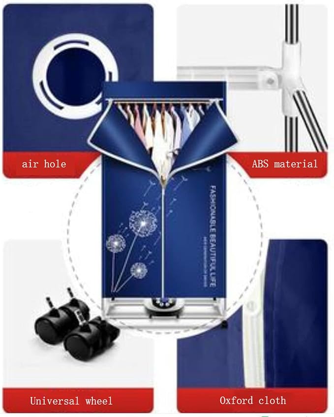 Electric Clothes Dryer, Portable 2-Tier Electric Clothes Drying Rack - Image 4