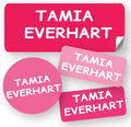 120-ct Personalized Waterproof Name Labels – 3-Line Custom Stick-On Tags by GILBIN
