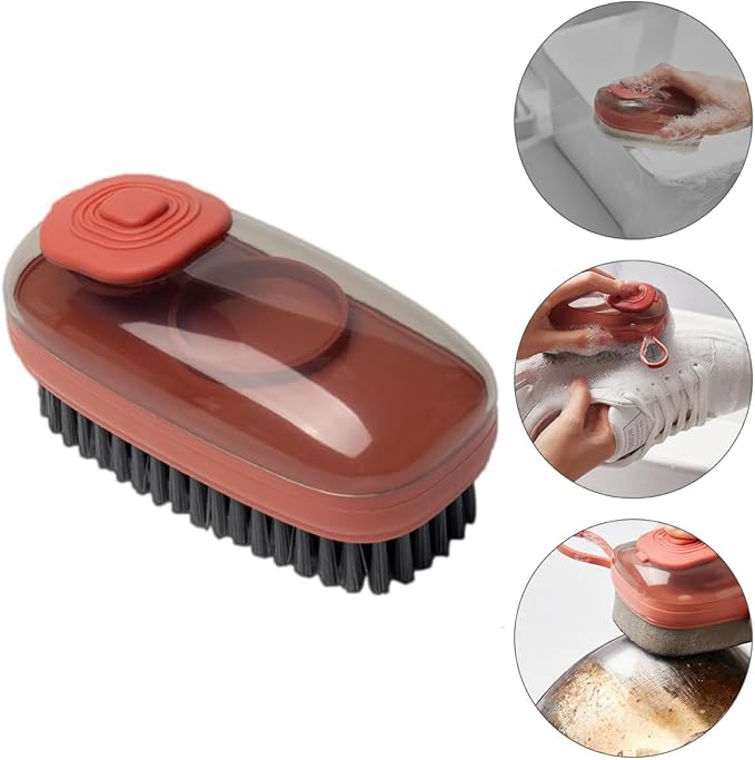 Hydraulic Kitchen Brush Pot Cleaning Tool Plastic Liquid Cleaning Brush - Image 7